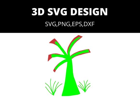 3D Tree Design SVG File: A Fresh Take on Nature-Inspired Branding