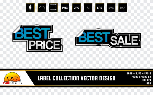 Best Price and Sale Labels for Promotions