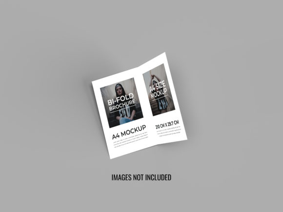 Bi-fold A4 Size Flyer 3D Design Mockup Guide