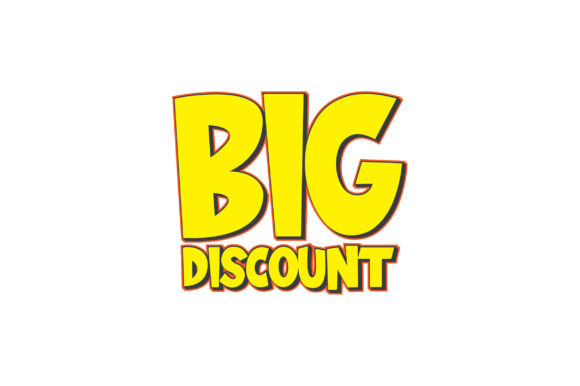 Big Discount 3D Text Design Vector: A Practical Tool for Real Promotions