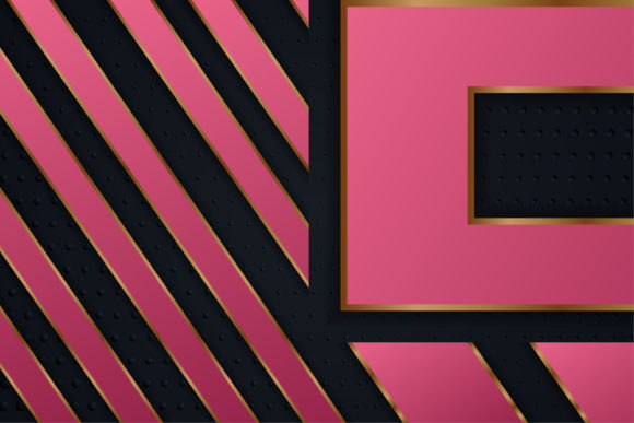 Black Pink Gold Geometric Background: Design Impact & Practical Uses