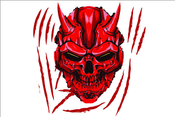 Bloody Skull 3D Design for Creatives
