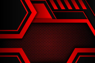 Geometric Red Background Black: A Bold Design Approach for High-Impact Visuals