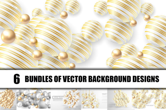 Gold Circle 3D Design Vector