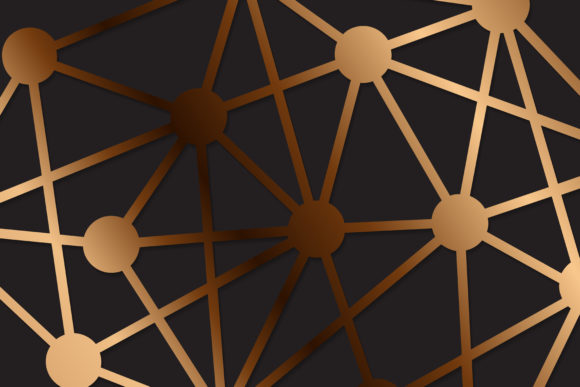 Gold Circle Connect Black Background: A Practical Evaluation of a Versatile Design Asset