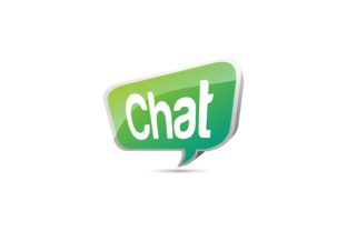 Green Gradient Chat Symbols for Modern Design