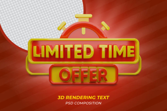 Limited Time Offer 3D Render PSD Icon: A Guide to Making the Right Choice