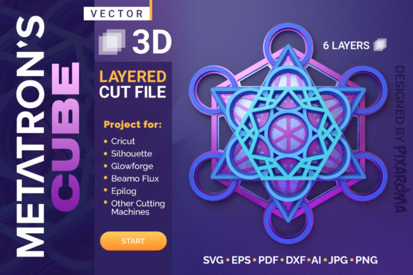 Metatron's Cube 3D Layered SVG Cut File: A Practical Evaluation for Creators and Crafters