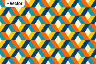Retro Colors Overlapped Diamond Shapes: The Revival of Geometric Symmetry in Design
