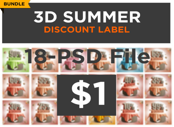 Summer Sale Discount Bundle 3D