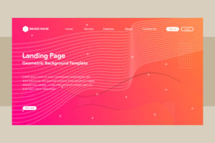 The Allure of a Pink Orange Gradient Landing Page in Modern Design