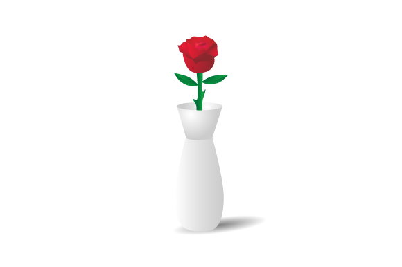 The Art and Precision of 3D Vase Design with Rose Flower Design