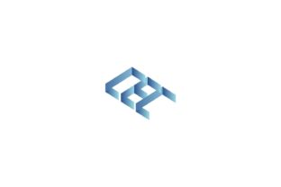 The C Letter Logo House Roof in Graphic Design