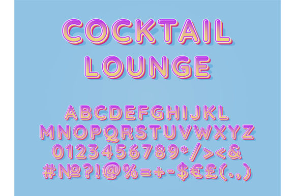Understanding the Cocktail Lounge Header Alphabet Set and Its Role in Modern Design