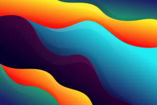 Understanding Wave Colorful Background as a Design Approach